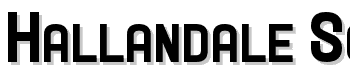Hallandale-Sc-Heavy-Jl font